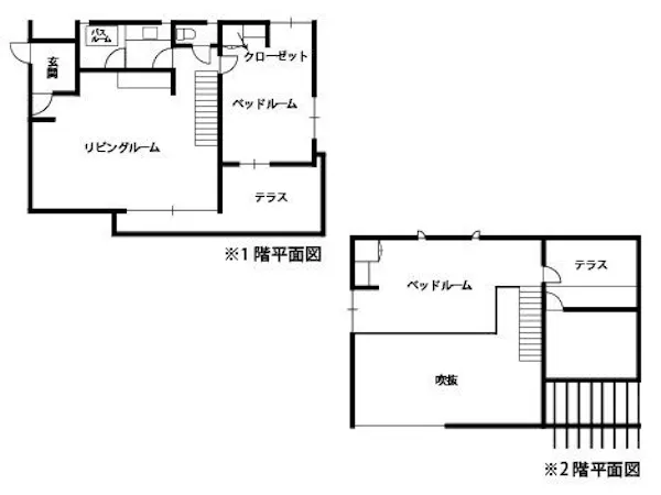 スーペリアスイート間取り
