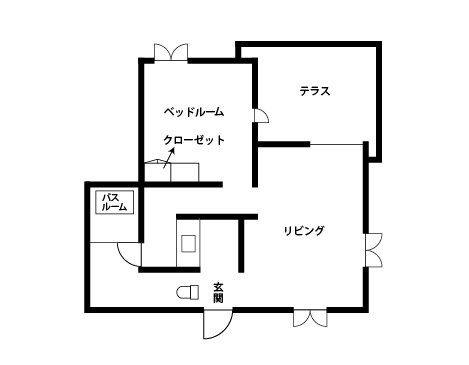 スタンダードスイート　間取り（一例）
