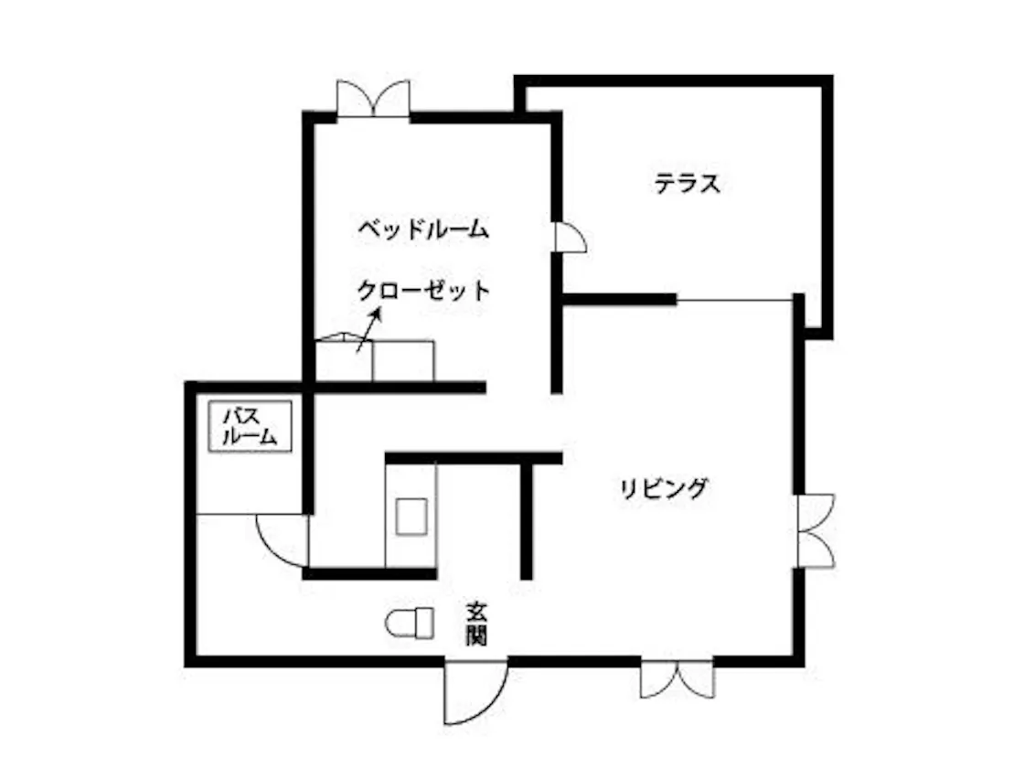 スタンダードスイート 間取り(一例)