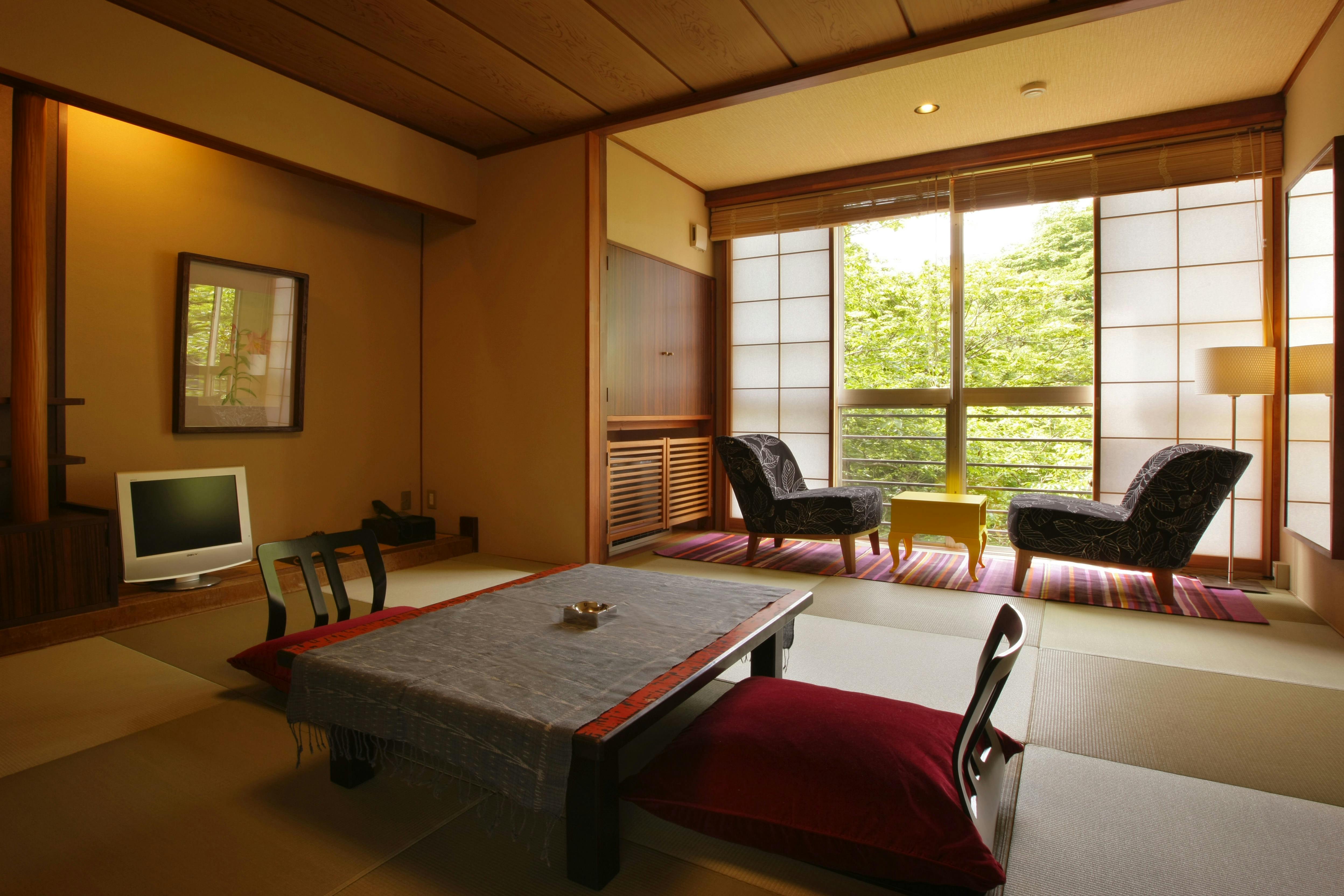 【โบตั๋น】ห้องสไตล์ญี่ปุ่น 8 เสื่อทาทามิ (พร้อมอ่างอาบน้ำ, ห้องปลอดบุหรี่)