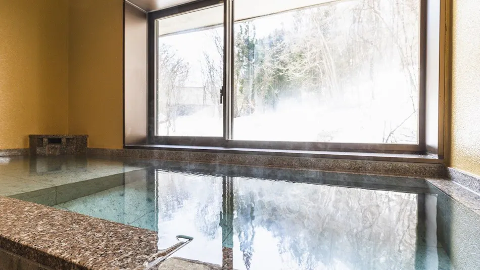 Tsuta Onsen Ryokan - Natural Spring Onsen Bubbling from the Ground -