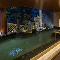 【숲의 온천】남성 대욕장 (노천탕)