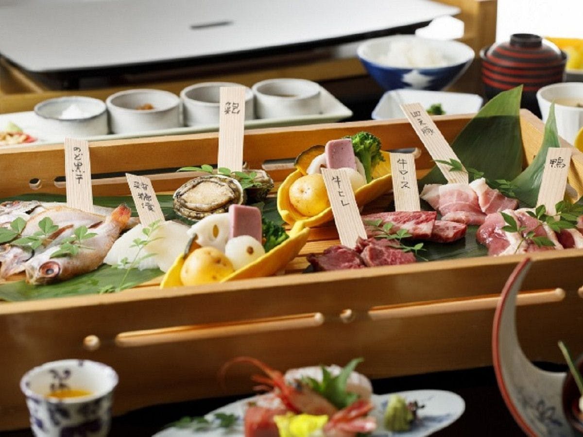 【海鮮＆お肉の焼きものコース】個室ダイニング「こま蔵」でプライベートディナー！（本館）