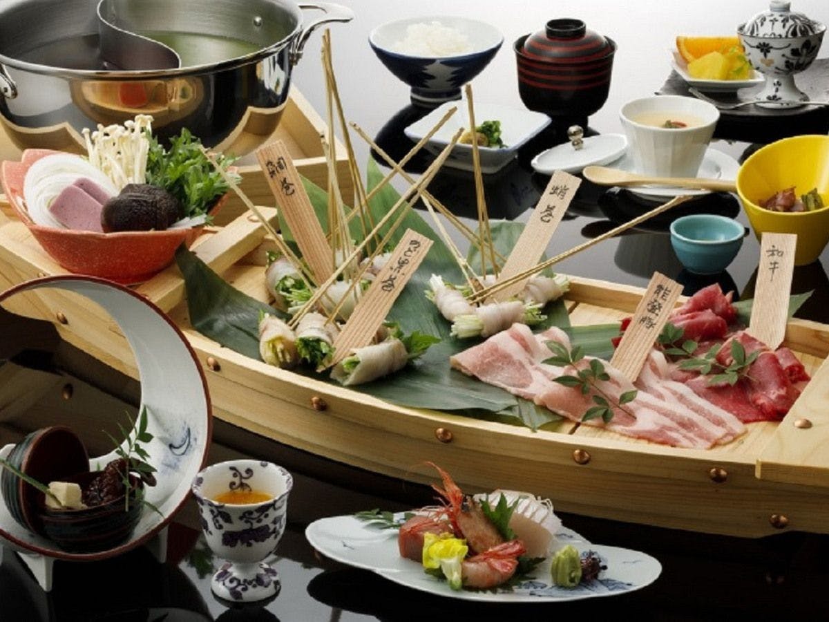 【海鮮＆お肉のしゃぶしゃぶコース】個室ダイニング「こま蔵」でプライベートディナー！（本館）