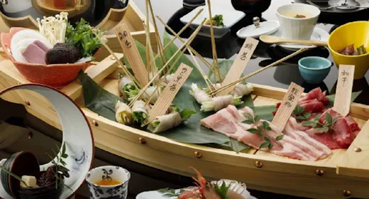 【海鮮&お肉のしゃぶしゃぶコース】個室ダイニング「こま蔵」でプライベートディナー!(本館)