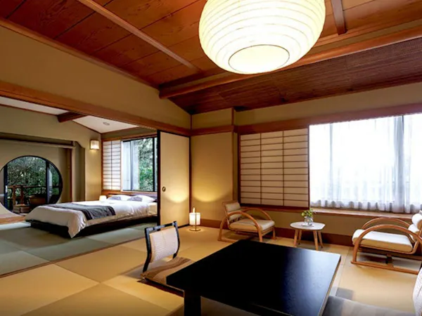【本館】和室(露天風呂・ダブルベッド)