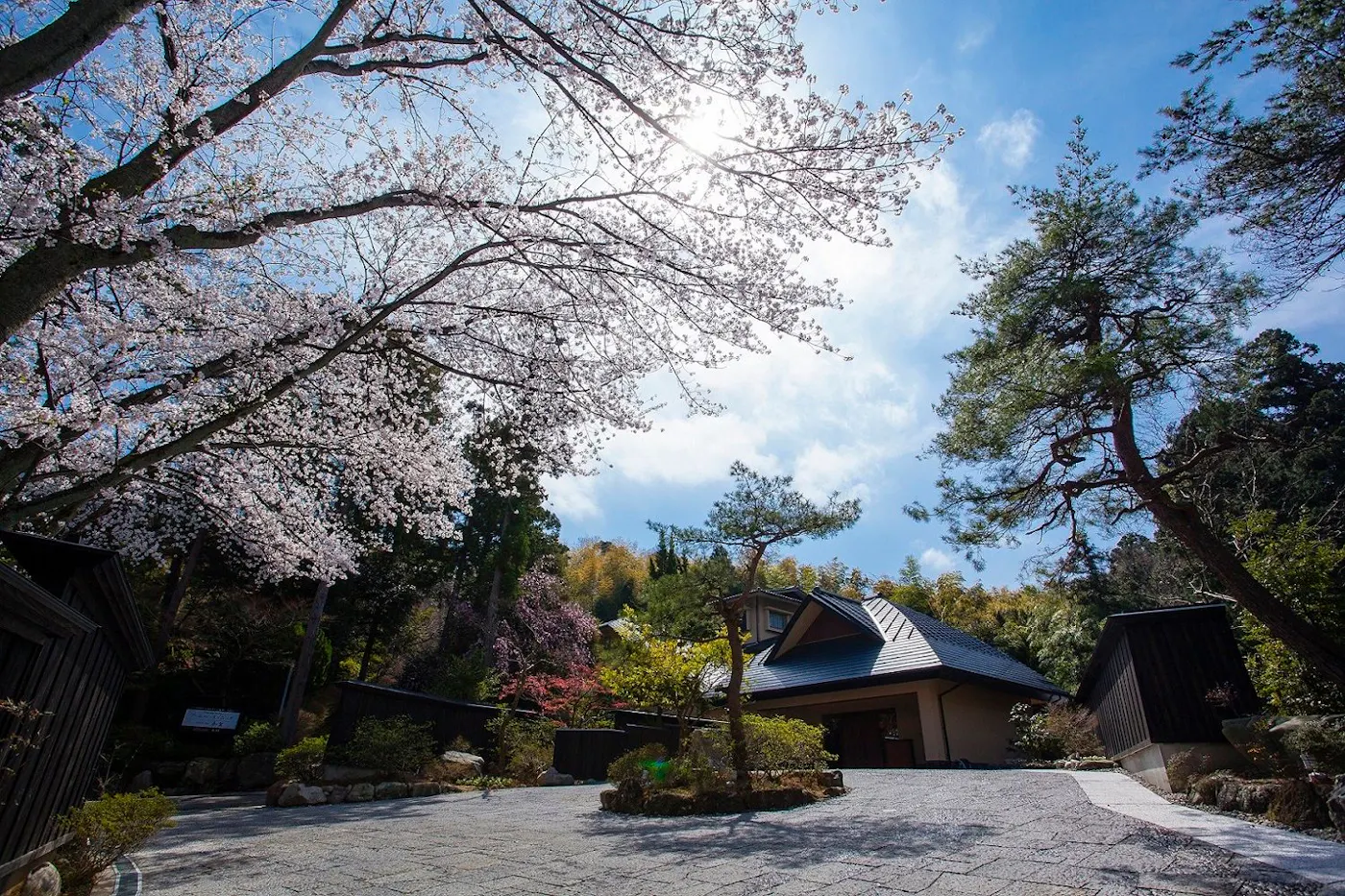 森の栖 リゾート＆スパ：桜の庭園