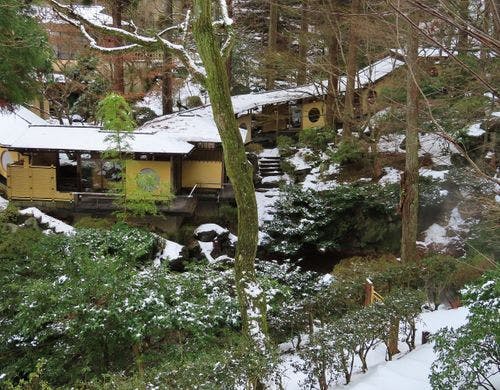 【四季回廊】雪の回廊（1月上旬撮影）