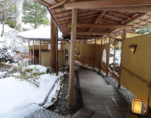 【四季回廊】雪の回廊（1月下旬撮影）