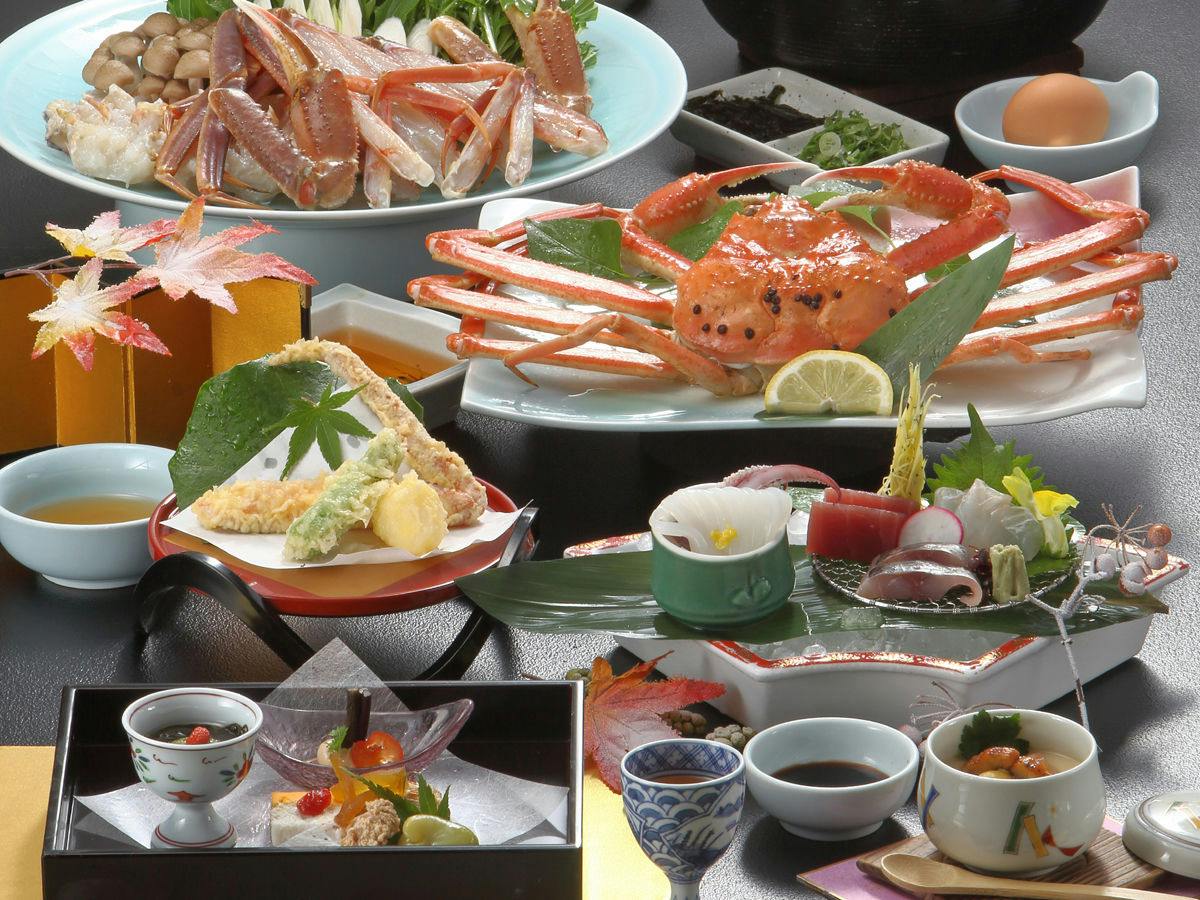 【冬P】茹で蟹1枚※かにの贅沢三昧！かに好きの心を満たす至福のひととき「かに御膳グレードアップ」