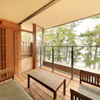 <โอเชียนวิว> ห้องพักพิเศษแบบญี่ปุ่น-ตะวันตกพร้อมอ่างอาบน้ำกลางแจ้ง