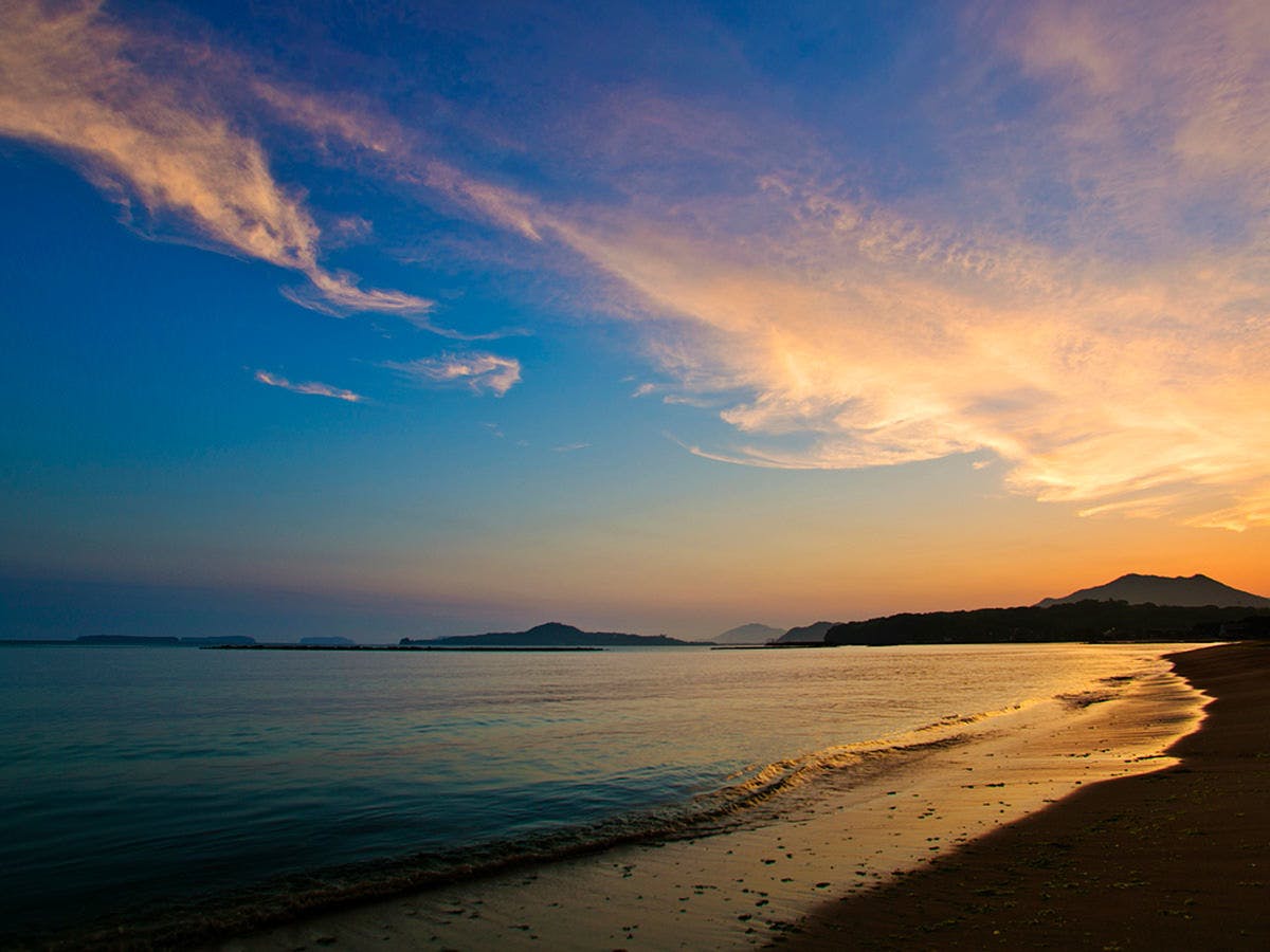 夕陽百選【菊ヶ浜】