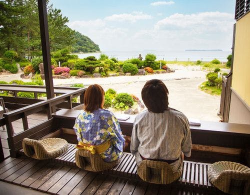 ■菊ヶ浜一望☆足湯（イメージ）