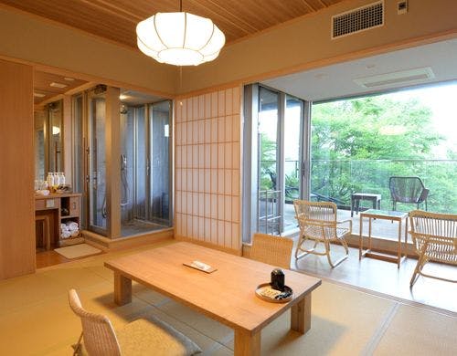 和室10畳広縁付+自然園眺望デッキ