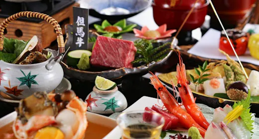 【一休の日】「基本プラン」但馬牛×旬の魚貝×季節のお造り 浦島の膳2026