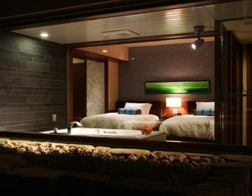 渚の館　時じくスイート　バスルーム