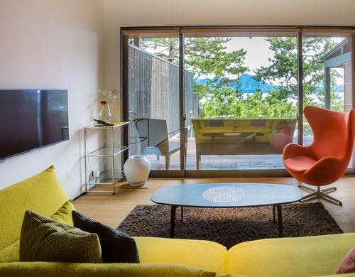 【客室露天風呂-金温泉】