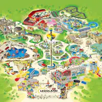 แผนที่พื้นที่เลโก้แลนด์เจแปน