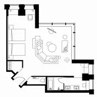 พรีเมียมคอร์เนอร์ทวิน เลย์เอาต์