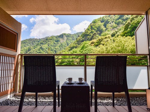 *【金泉露天風呂付客室Cテラス】