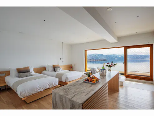 호수 전망 트윈룸