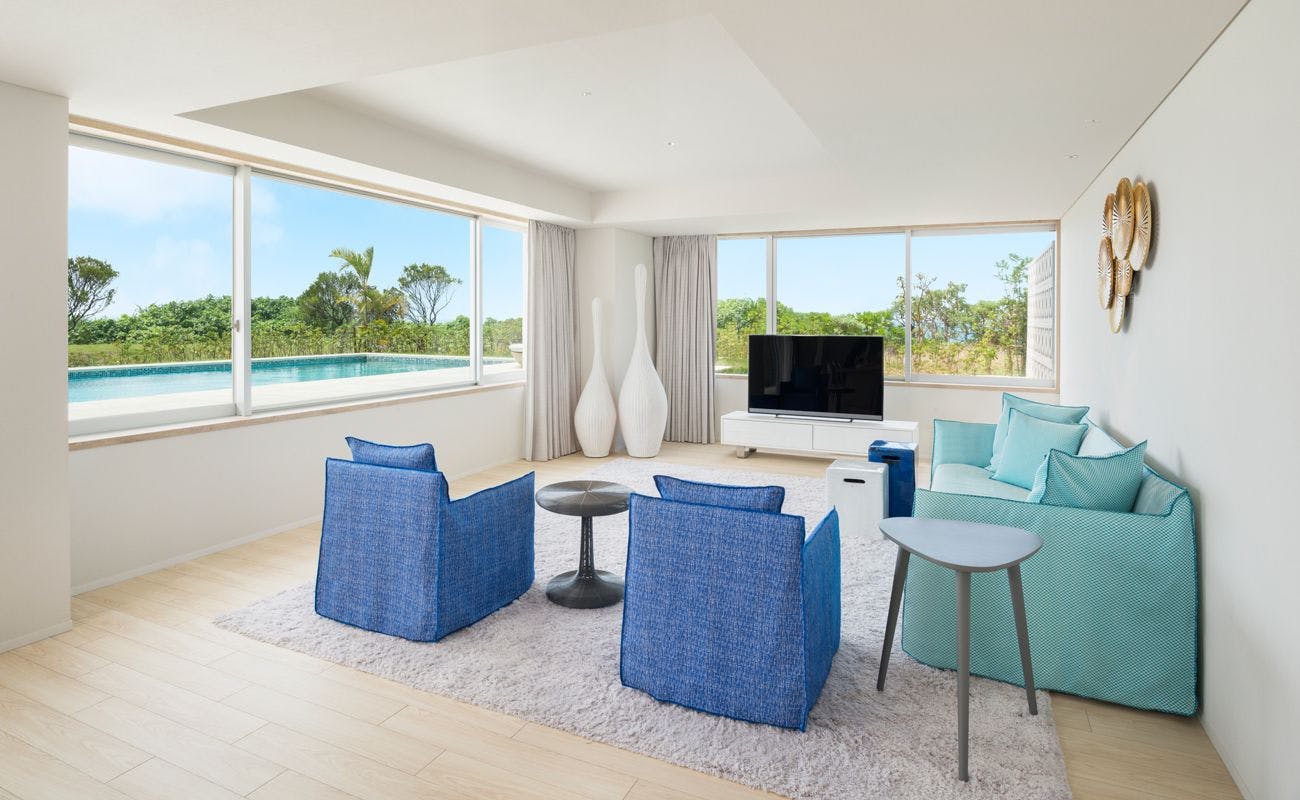 ミヤコ ガーデンスイート Best Rate 太陽を燦々と浴びた島野菜などのセミブッフェ朝食付きプラン イラフ Sui ラグジュアリーコレクションホテル 沖縄宮古 一休 Com