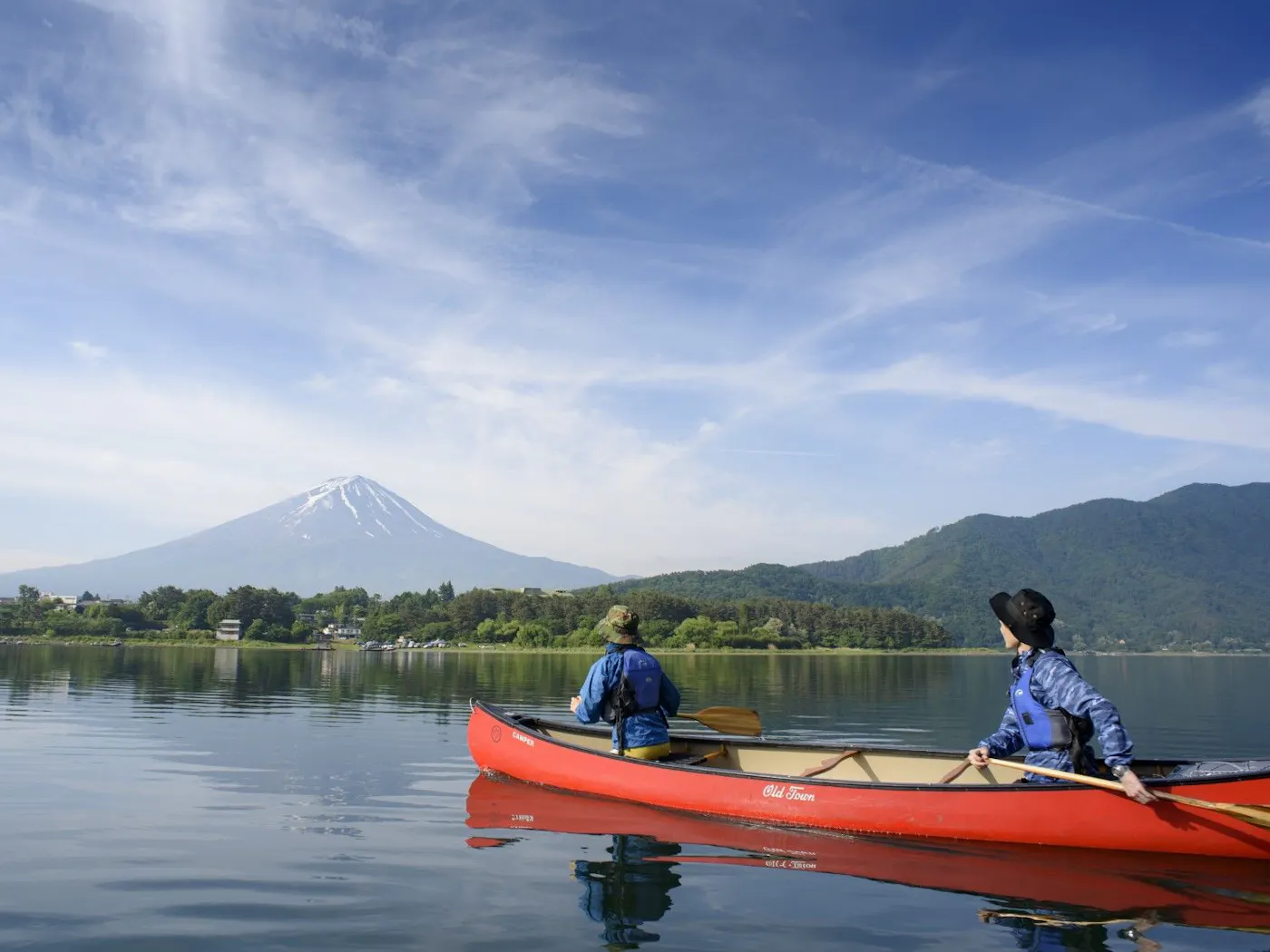 ふふ 河口湖:河口湖のカヌー