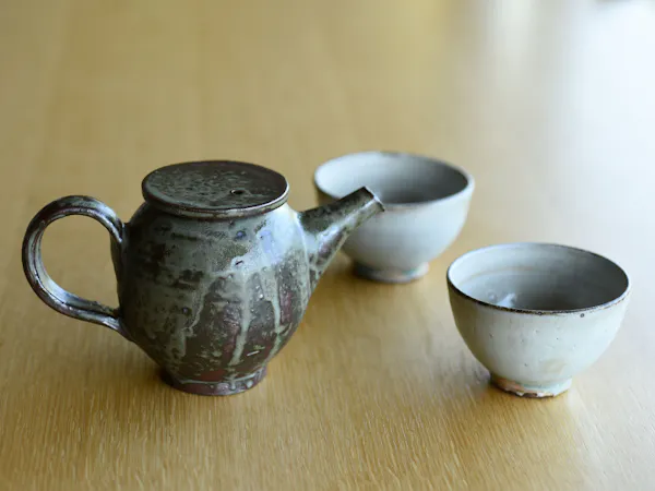地元陶芸作家による茶器