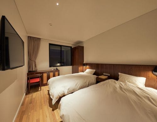 スーペリアタイプのお部屋に備わる水回り。