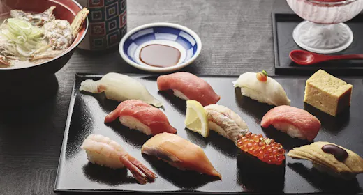 【3食付】金沢まいもん寿司でのご夕食と、ホテルで愉しむ朝食ビュッフェ&バーガーセットランチ