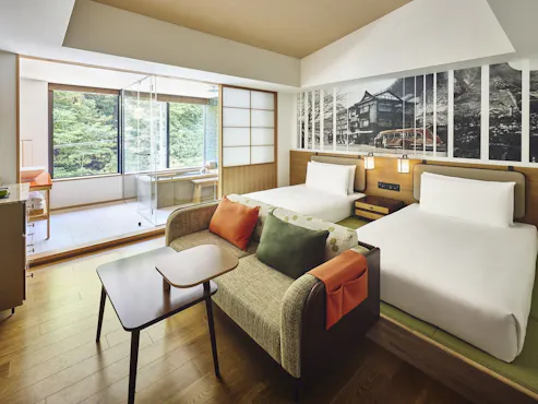 デラックスツイン ヒルサイド 温泉風呂