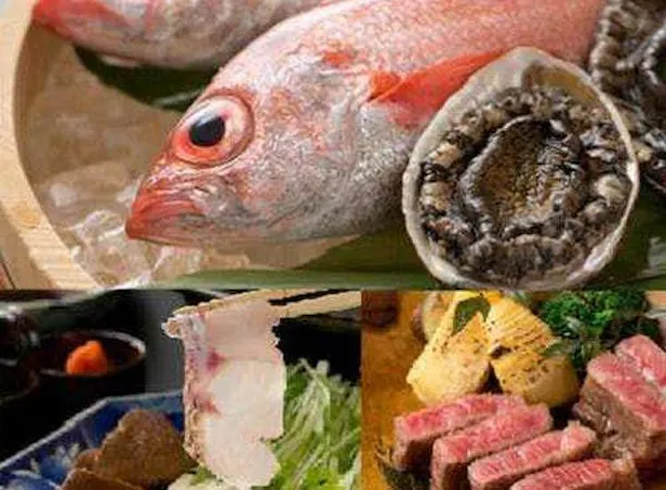 贅沢食材を使った美食「極上懐石」