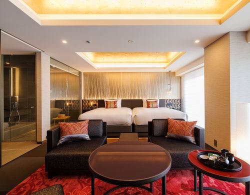 非日常のホテルステイが楽しめる客室