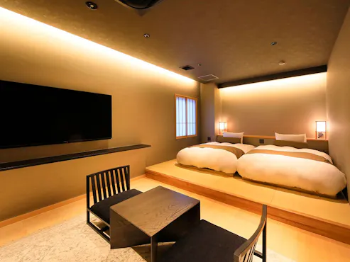 ห้องพักแบบเตียงคู่มาตรฐาน ※ภาพ