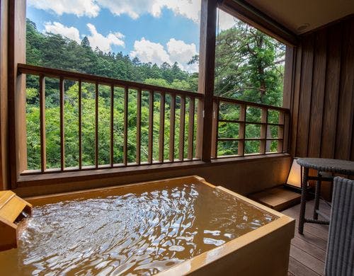 【本館客室露天風呂】