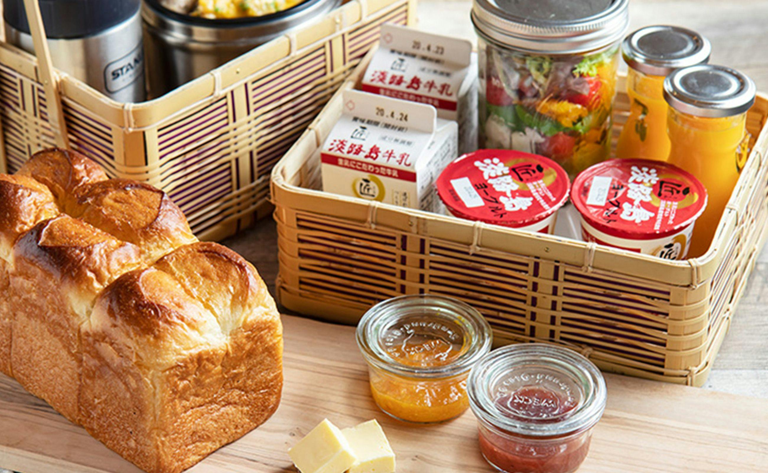 別棟ヴィラの朝食イメージ