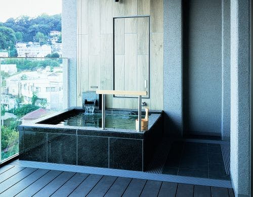 客室の露天風呂のイメージ