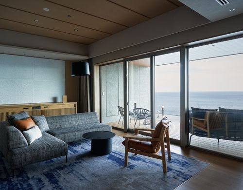 スイートルームの客室の一例