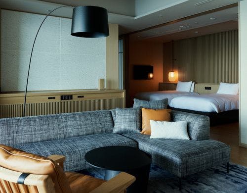 スイートルームの客室の一例