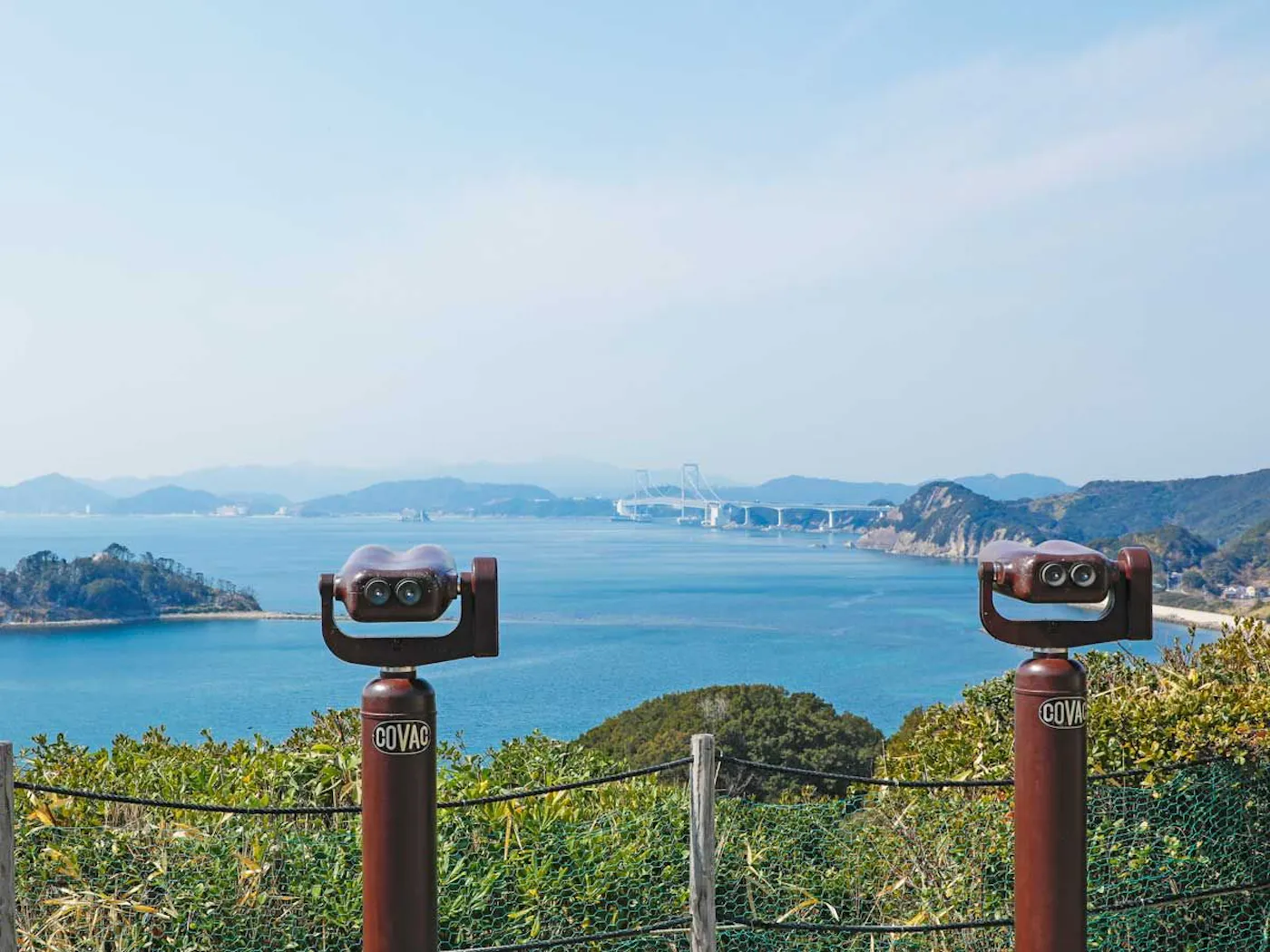 グランドメルキュール淡路島リゾート&スパ:展望台からの鳴門海峡方面の眺め