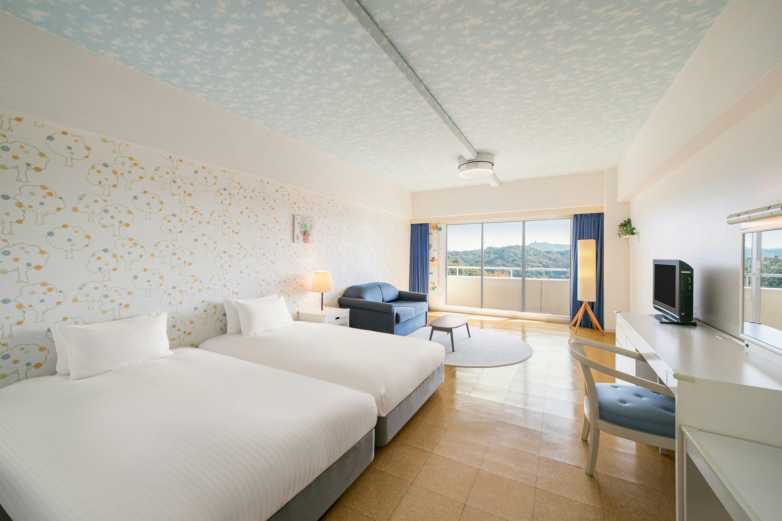 标准双床房（婴儿房）山侧