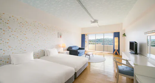 标准双床房(婴儿房)山侧