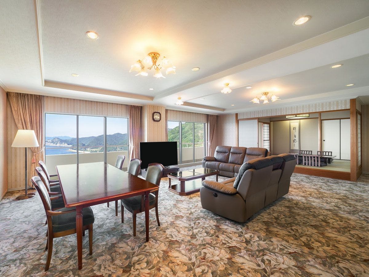 经典豪华套房日式和洋式，海景