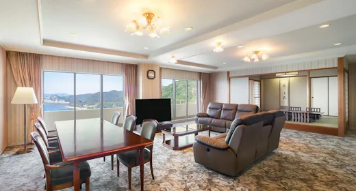 经典豪华套房日式和洋式,海景