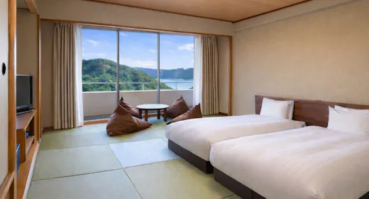 和式现代家庭房 示意图