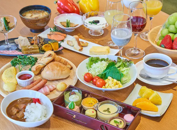 朝食バイキング