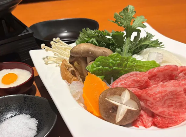 山形牛炙り焼きすき