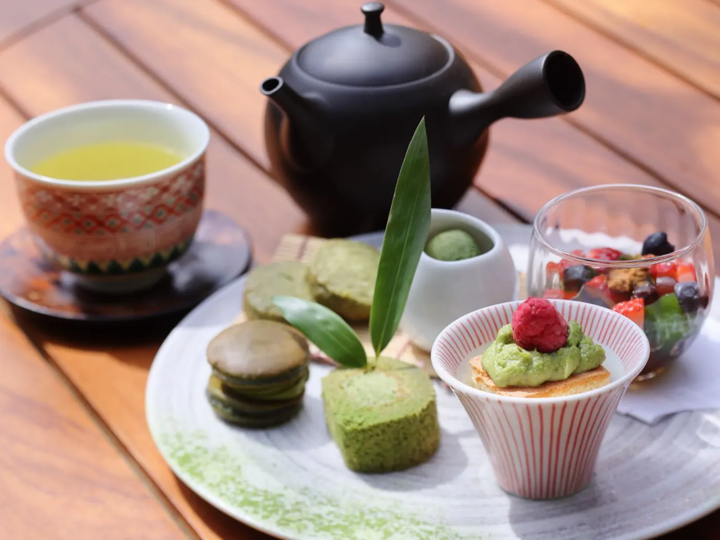 抹茶のアフタヌーンティー