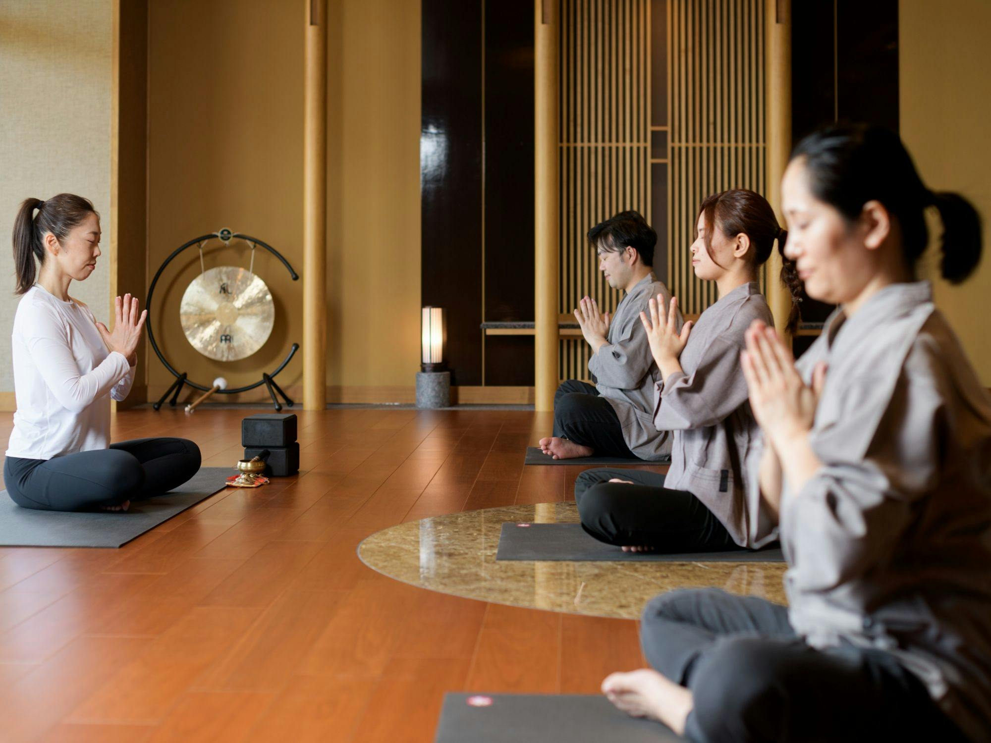 Yogaエクスペリエンス 自分を見つめなおすYogaFitパーソナルトレーニング 朝食付き＞