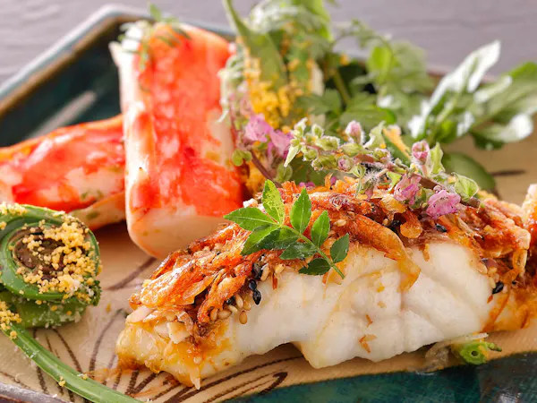【料理長特別演出】【和食】料理長がお客様の目の前で… 季節の限定山海の饗宴【2食付き】